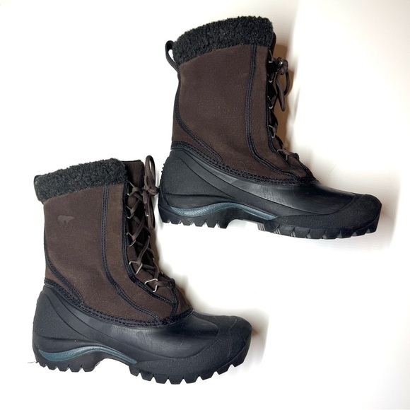 Sorel Women’s Thinsulate Brown Suede Fleece Lining SnowBoots NL1579-248 Size-7.5 - Picture 4 of 10